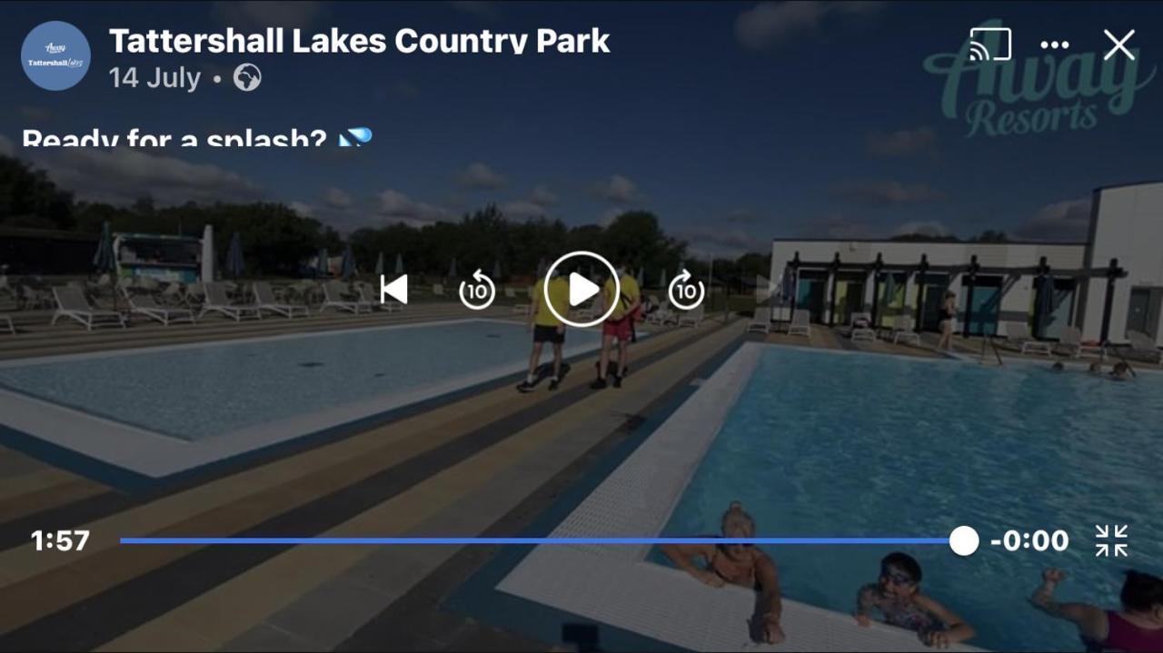 Tattershall Lakes Retreat 3 bedroom mini Lodge Waddington  Eksteriør billede